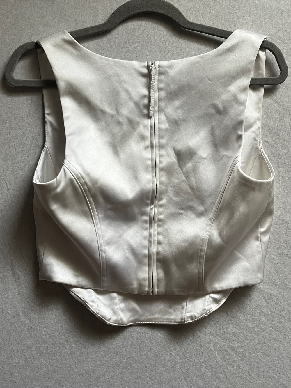 Aritzia Sunday Best Shiloh Satin Bustier Top M - Picture 3 of 9
